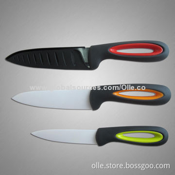 Ceramic Knives with Colorful Handle, SGS Mark